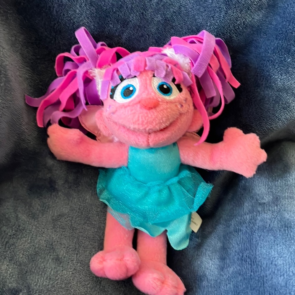 Fisher-Price Pink and Blue Plush Stuffed Animal